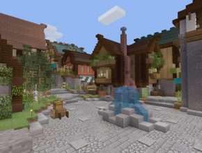 A Small Community in Minecraft