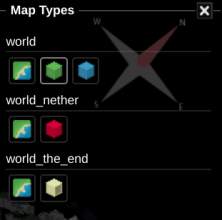 The Types of Dynmap Maps