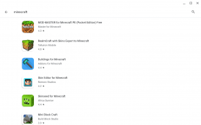 What You Get When You Search "Minecraft" on Play Store on a Chromebook (Nothing Good)