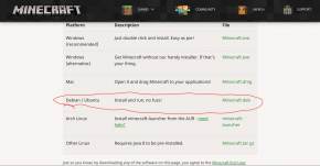 The Minecraft Alternative Downloads Page