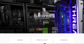 My friend's website, Buttered
