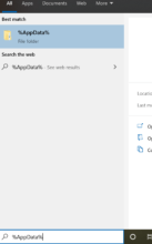 AppData as shown in this picture