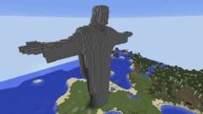 Famous 2b2t Jesus Statue Remade with Baritone