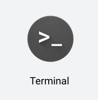 The Icon for your Linux Terminal on Chromebook