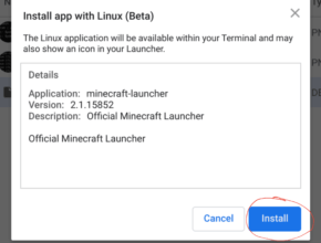Linux (Beta) Minecraft Installation