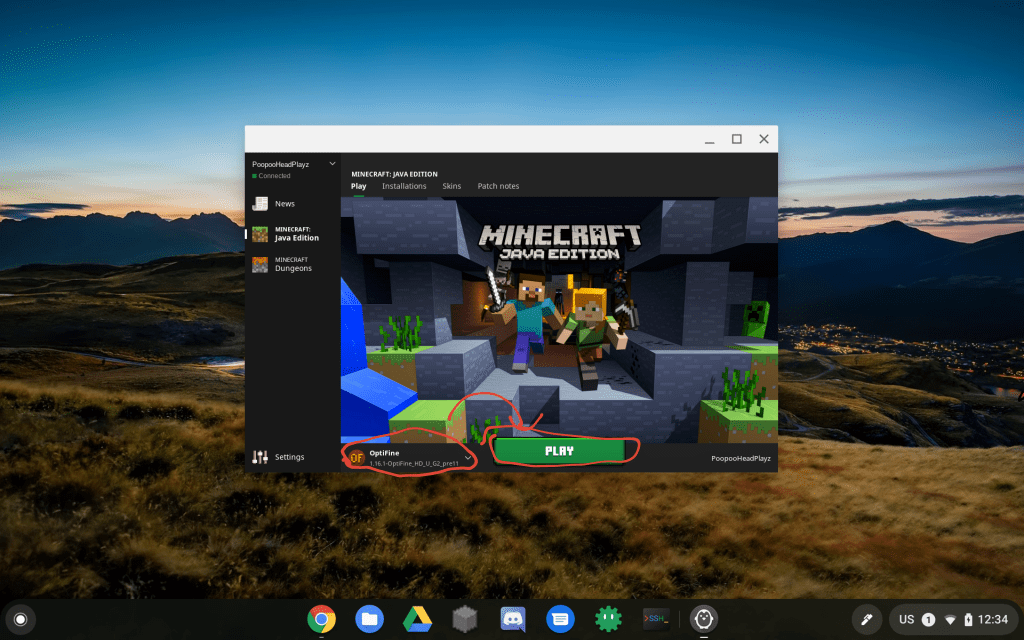 chromebook minecraft