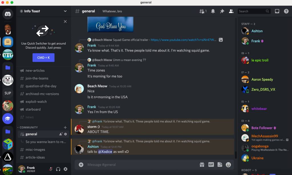 Discord optimized for M1 Mac